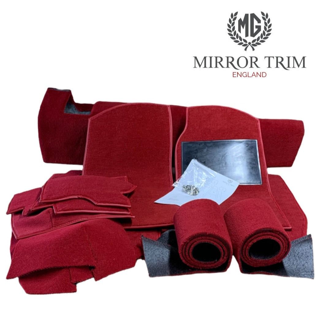 MGB GT Carpet Kits Best Quality Best Fit Deluxe & Tailored Sets Mirror Trim