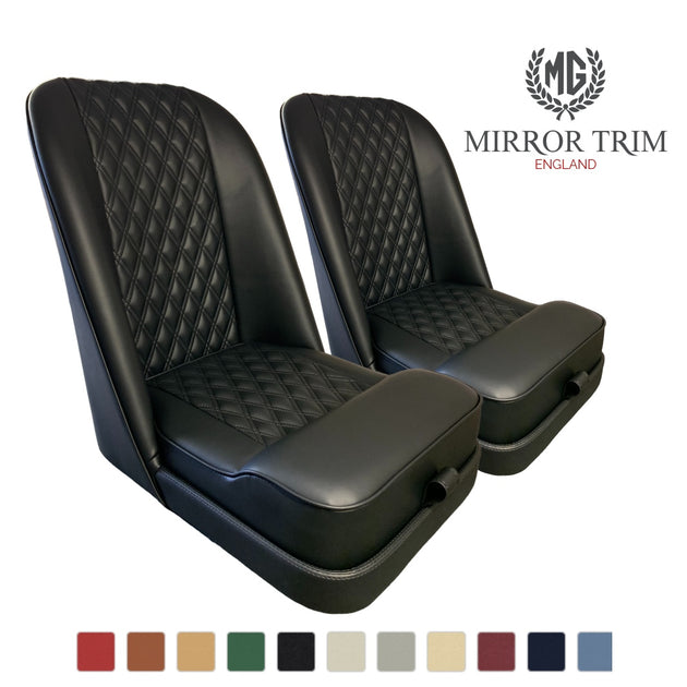 Classic Low Back, Bucket Seat Options – Mirror Trim