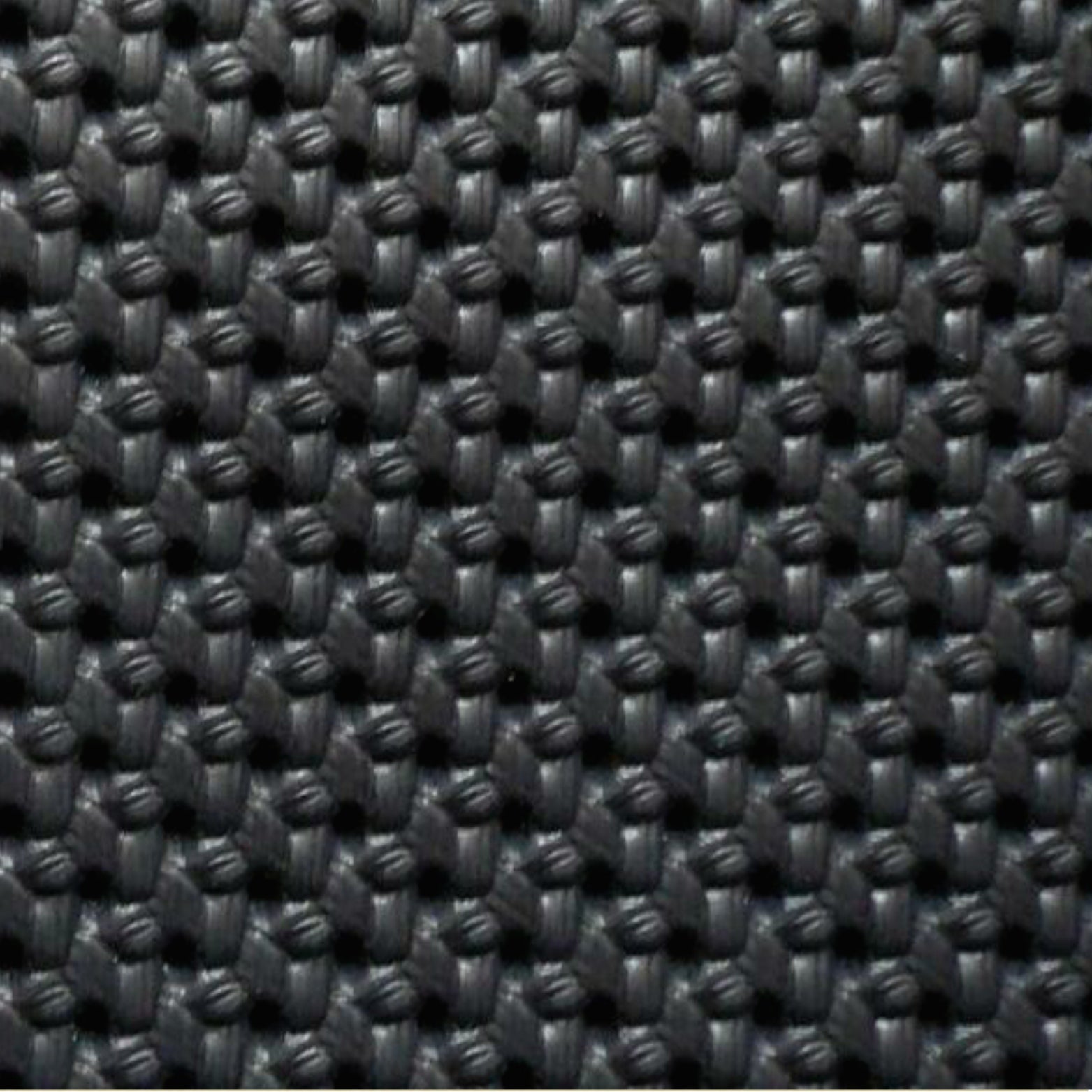 Black Basket Weave Vinyl Mirror Trim